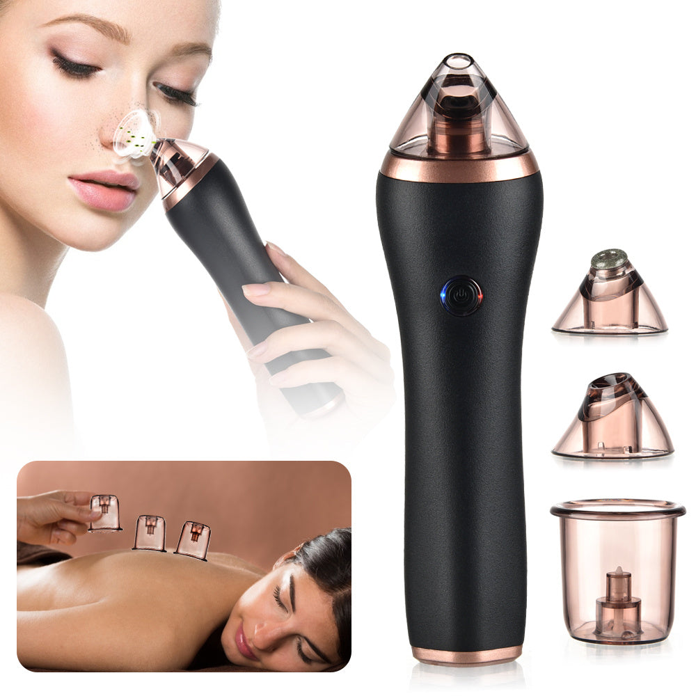 4-in-1 Electric Gua Sha Cupping and Blackhead Remover Machine