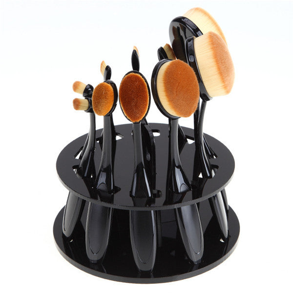 Round 10-Hole Makeup Brush