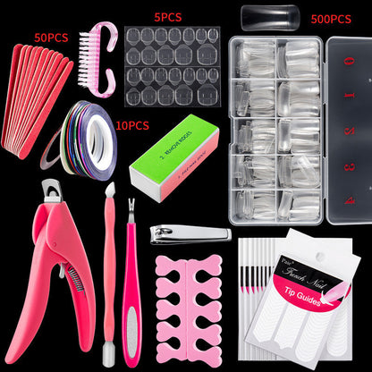 500-Piece French Acrylic Nail Tips
