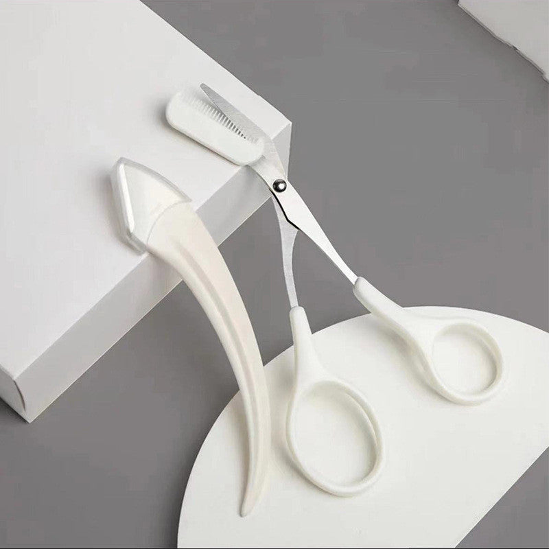 Curved Eyebrow Trimming Razor