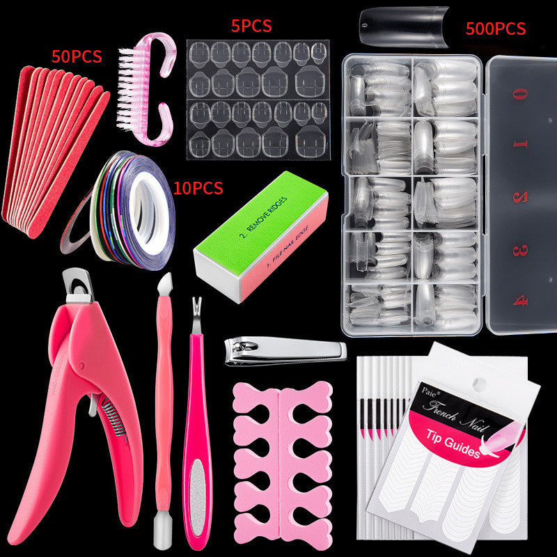 500-Piece French Acrylic Nail Tips