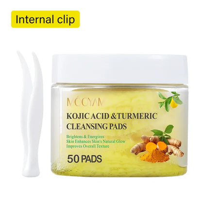 Turmeric Kojic Acid Exfoliating Cleansing Pads