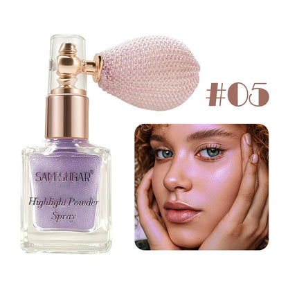 Waterproof Fine Glitter Highlighter Spray