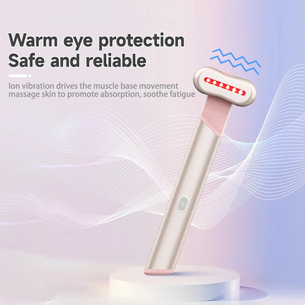 EMS Microcurrent Facial Lifting Wand Red Light Anti-Wrinkle Massager