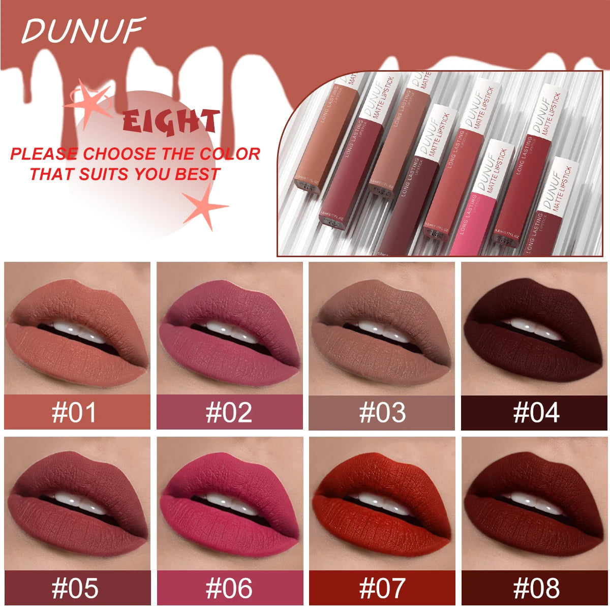 Matte Lip Gloss Set