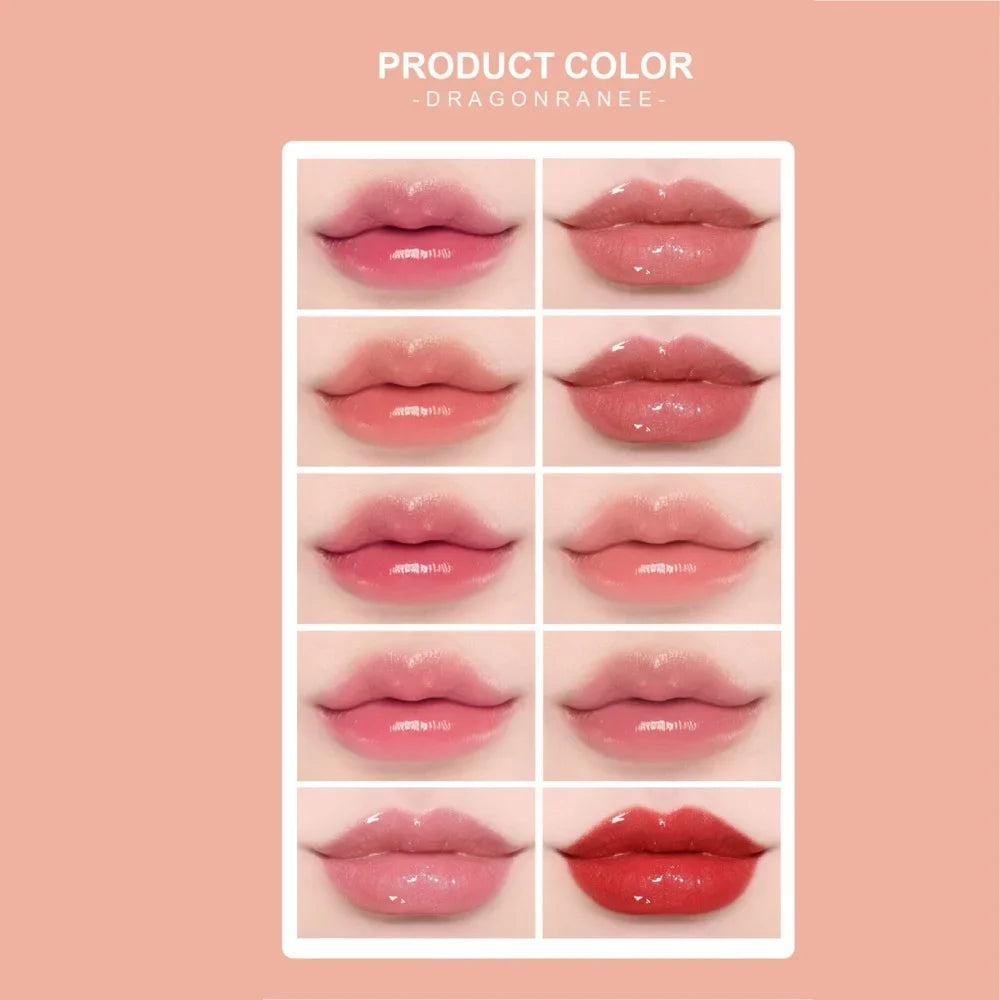 Waterproof 10-Color Lip Gloss Set