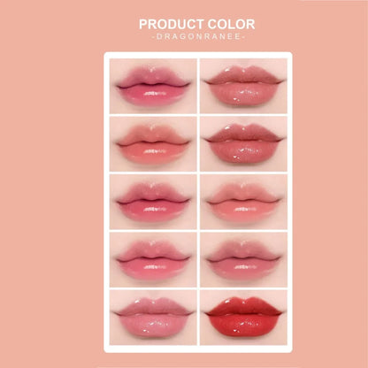 Waterproof 10-Color Lip Gloss Set
