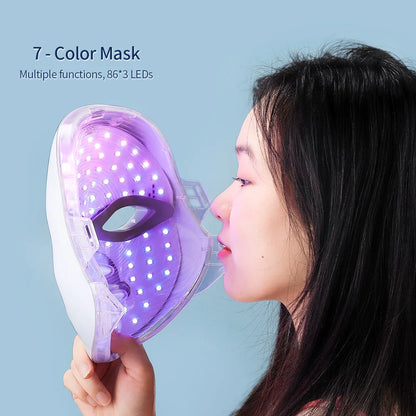 Rechargeable 7-Color LED Facial Mask