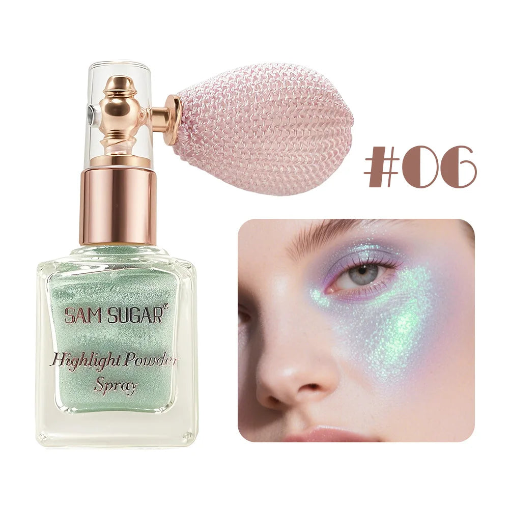 Waterproof Fine Glitter Highlighter Spray
