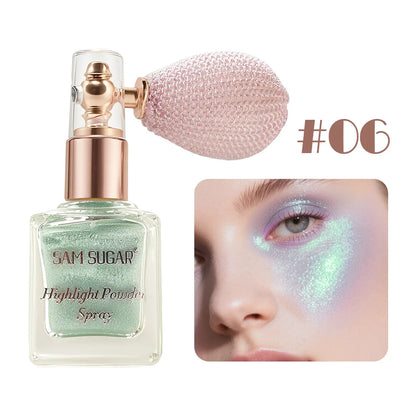 Waterproof Fine Glitter Highlighter Spray
