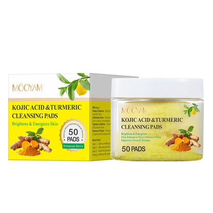 Turmeric Kojic Acid Exfoliating Cleansing Pads