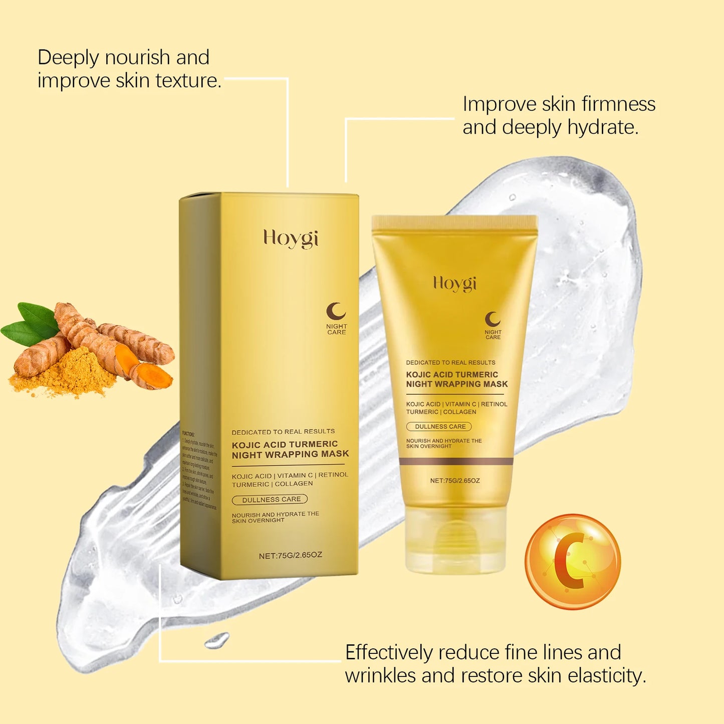 Turmeric Collagen Overnight Peel-Off Mask