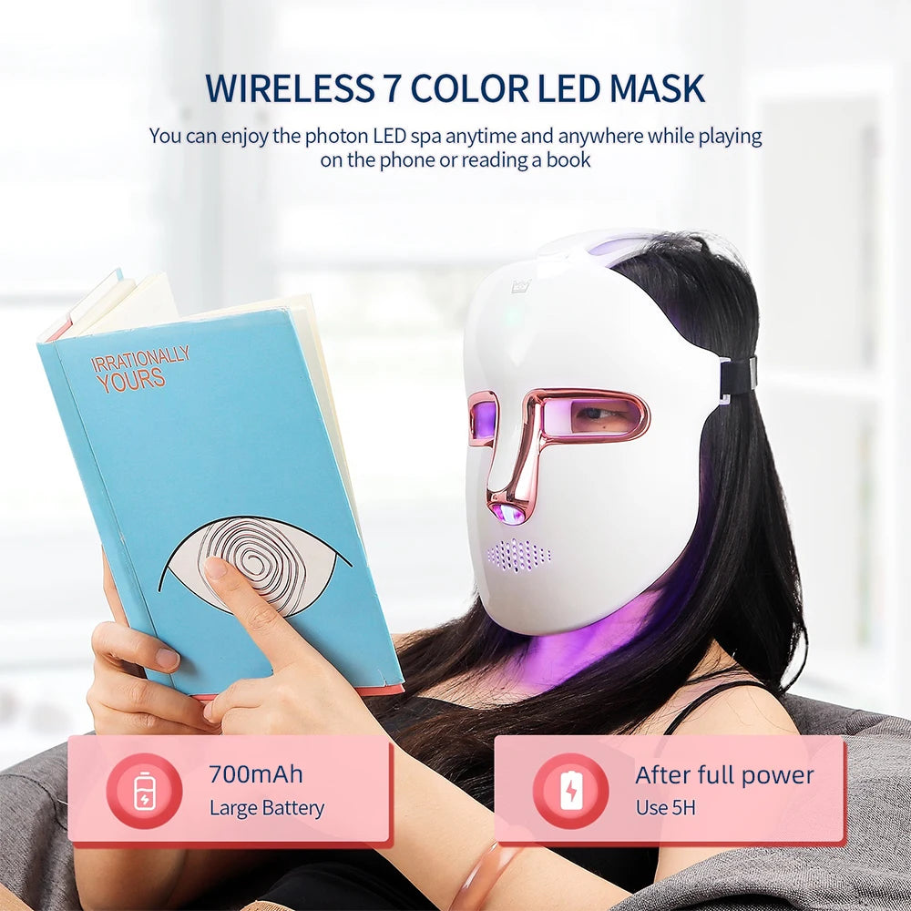7-Color LED Facial Mask