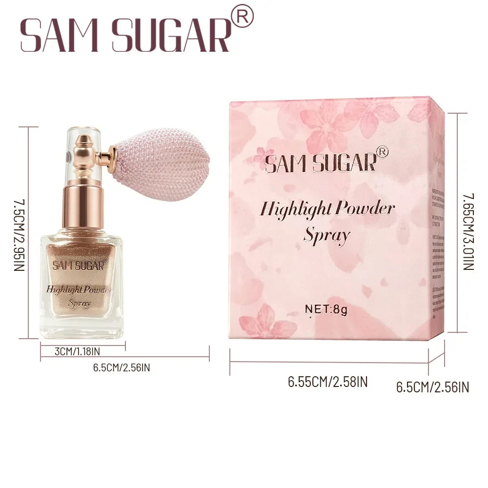 Waterproof Fine Glitter Highlighter Spray