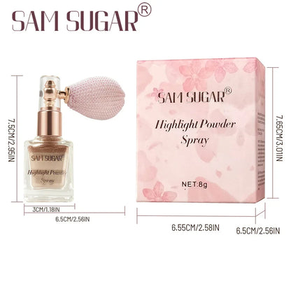 Waterproof Fine Glitter Highlighter Spray