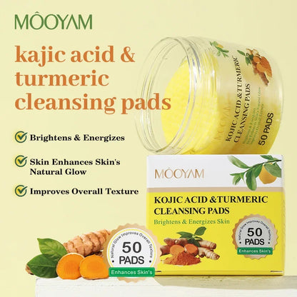 Turmeric Kojic Acid Exfoliating Cleansing Pads